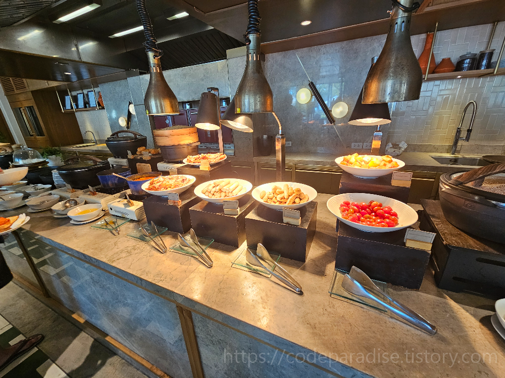 호텔 조식 사진