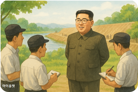 김정은 &ldquo;물난리 이젠 옛말&rdquo;