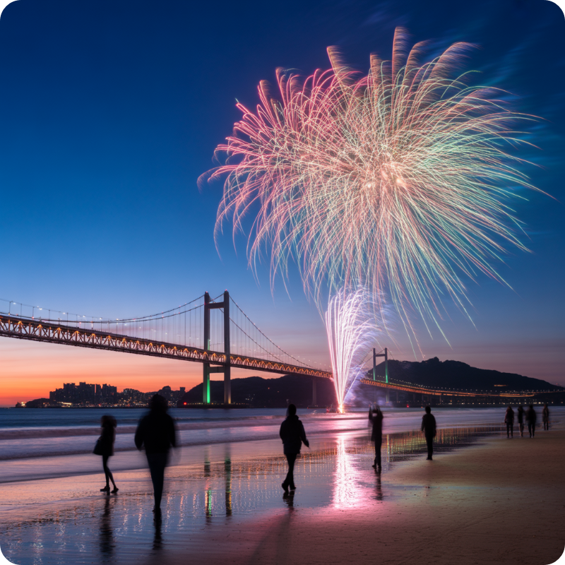 부산 불꽃축제 예매 ai 이미지