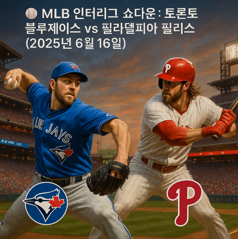 🔥 MLB 인터리그 빅매치! 토론토 vs 필라델피아, 데이터가 말하는 최종 승자는? (상세 분석 및 예측)