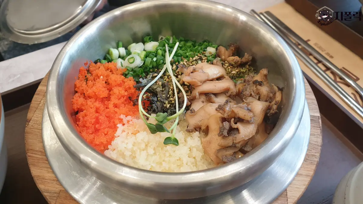 솥뜨락-전복솥밥-전복-알밥