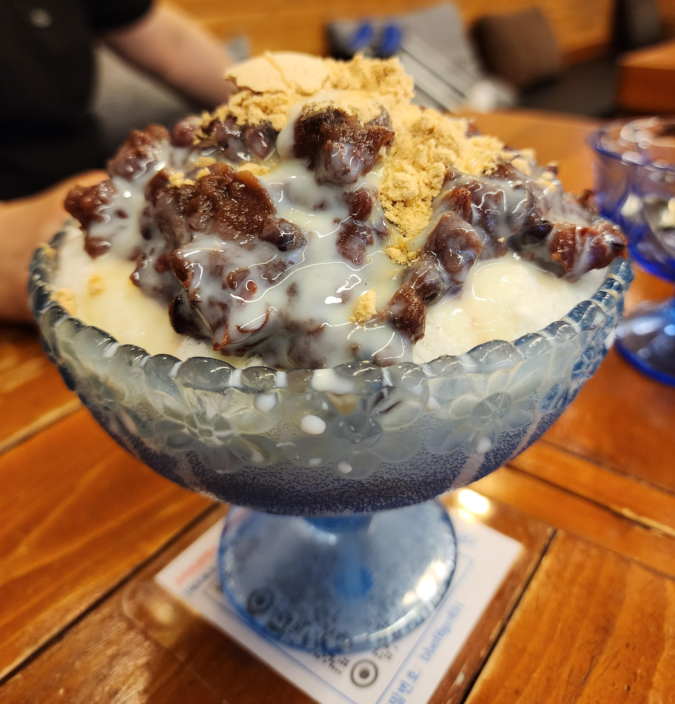 부산 빈앤빈 카페 우유빙수