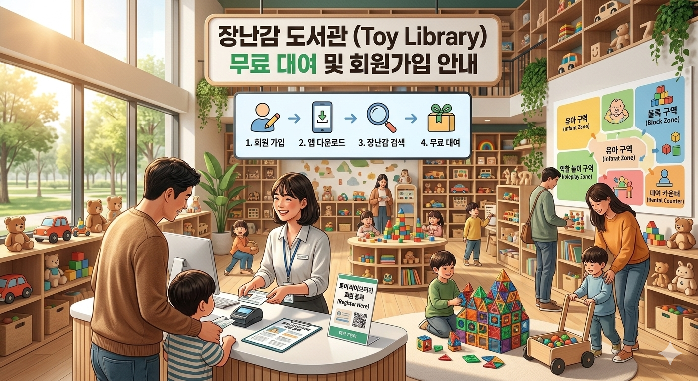장난감 도서관 무료대여 및 회원가입