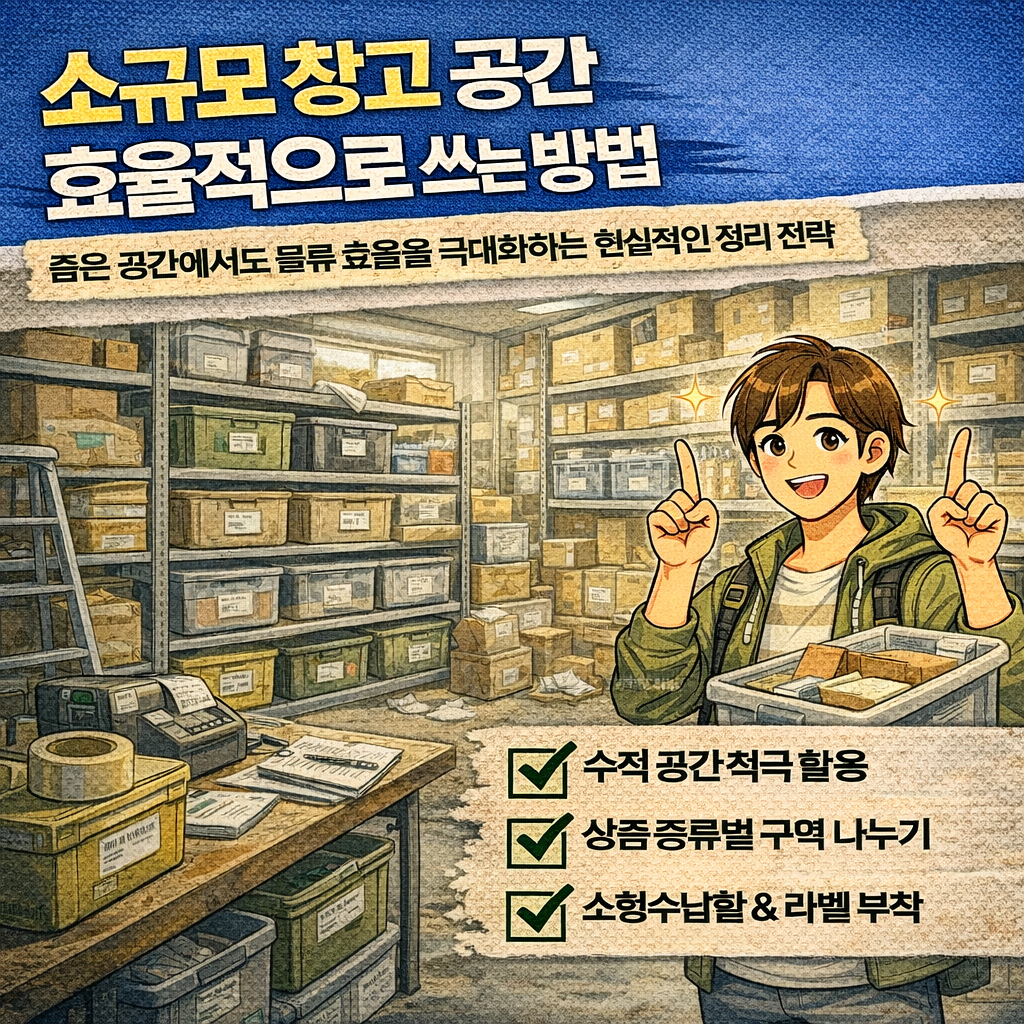 소규모 창고 공간 효율적으로 쓰는 방법