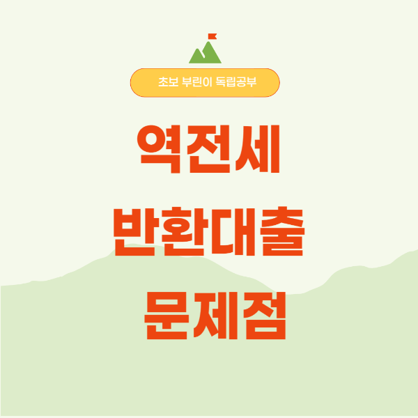 역전세 반환 문제점