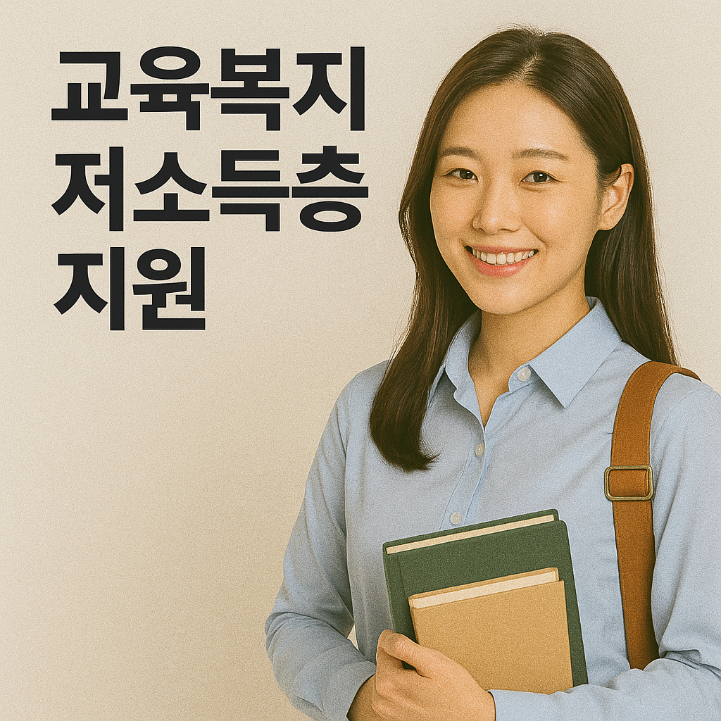 저소득층 교육복지 지원 신청하기