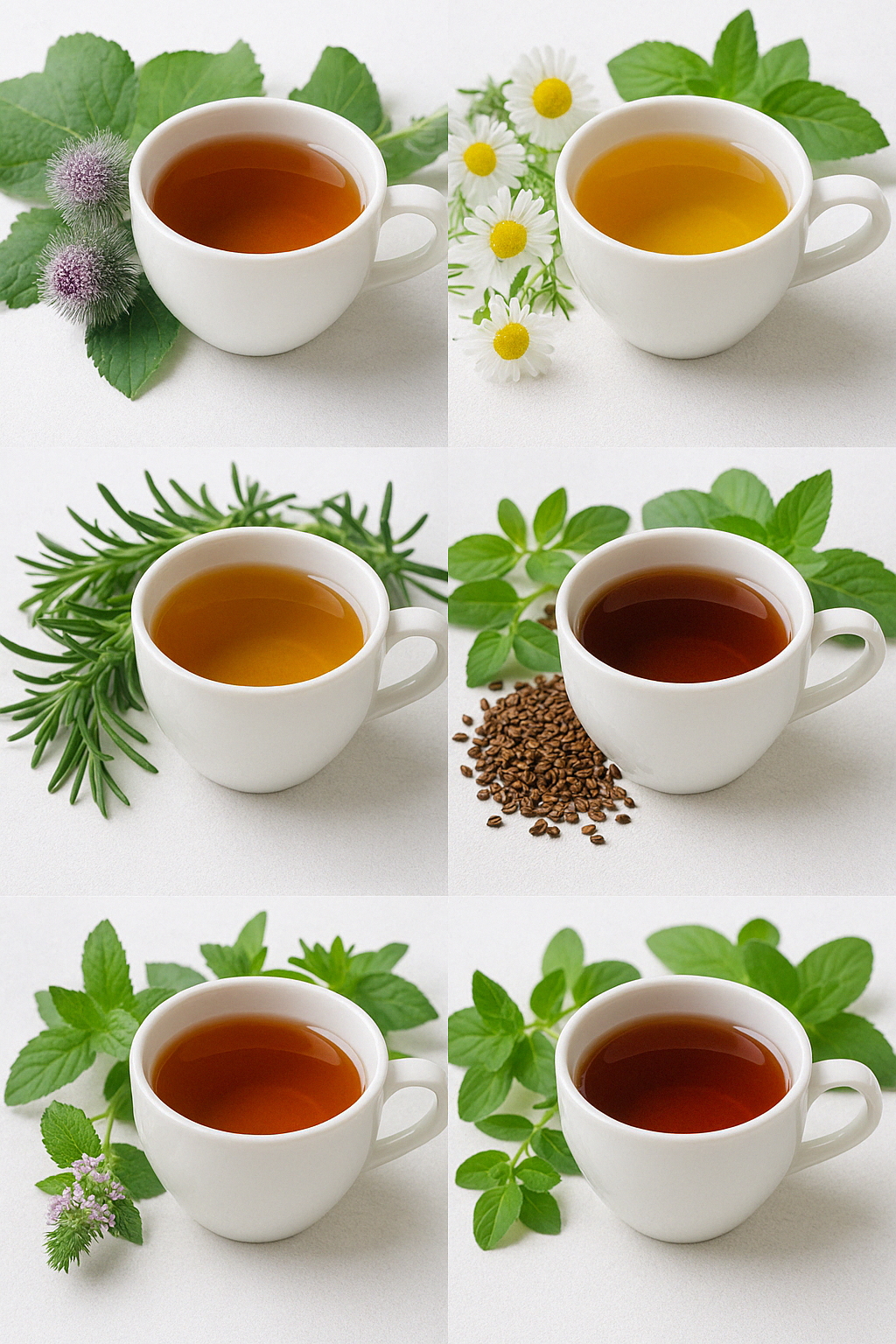 허브티(우엉,캐모마일,페퍼민트,로즈마리,결명자,둥굴레)