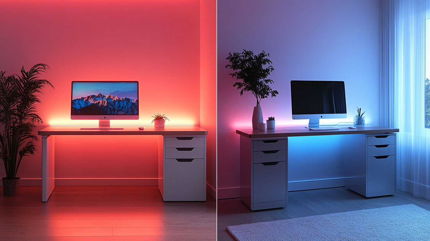 AI 책상 선택 가이드(상상 이미지)