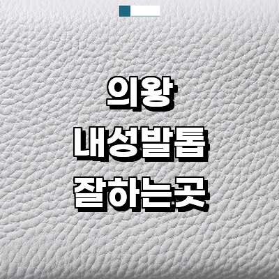 의왕시 내성발톱