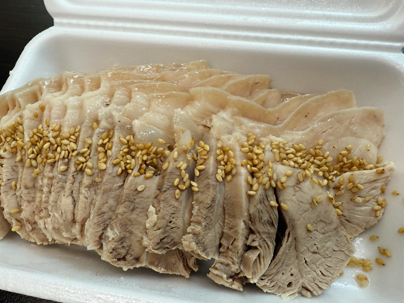 세트메뉴로 온 고기수육, 야들야들 담백하고 너무 부드러워요