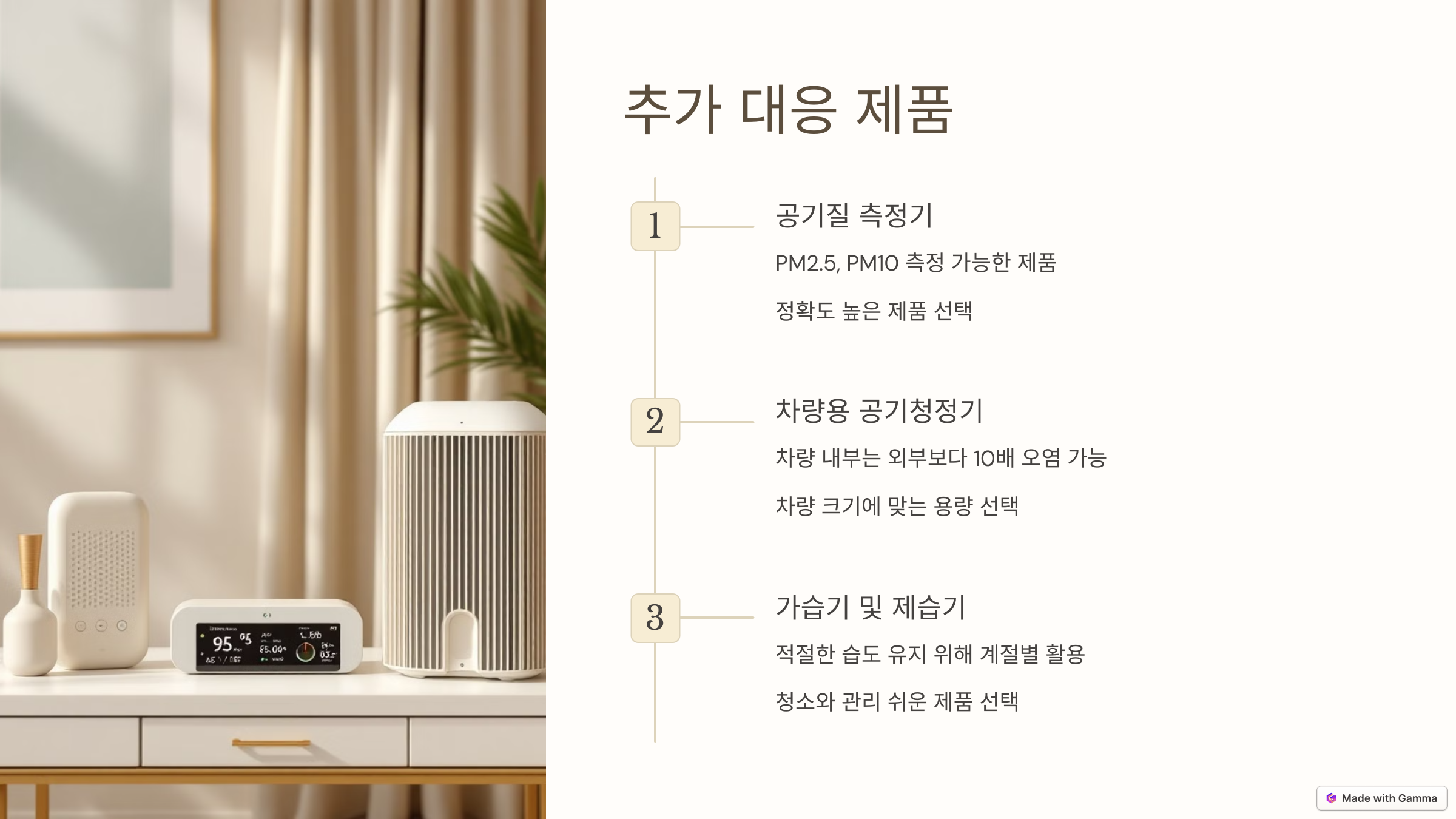 미세먼지 추가 대응 제품