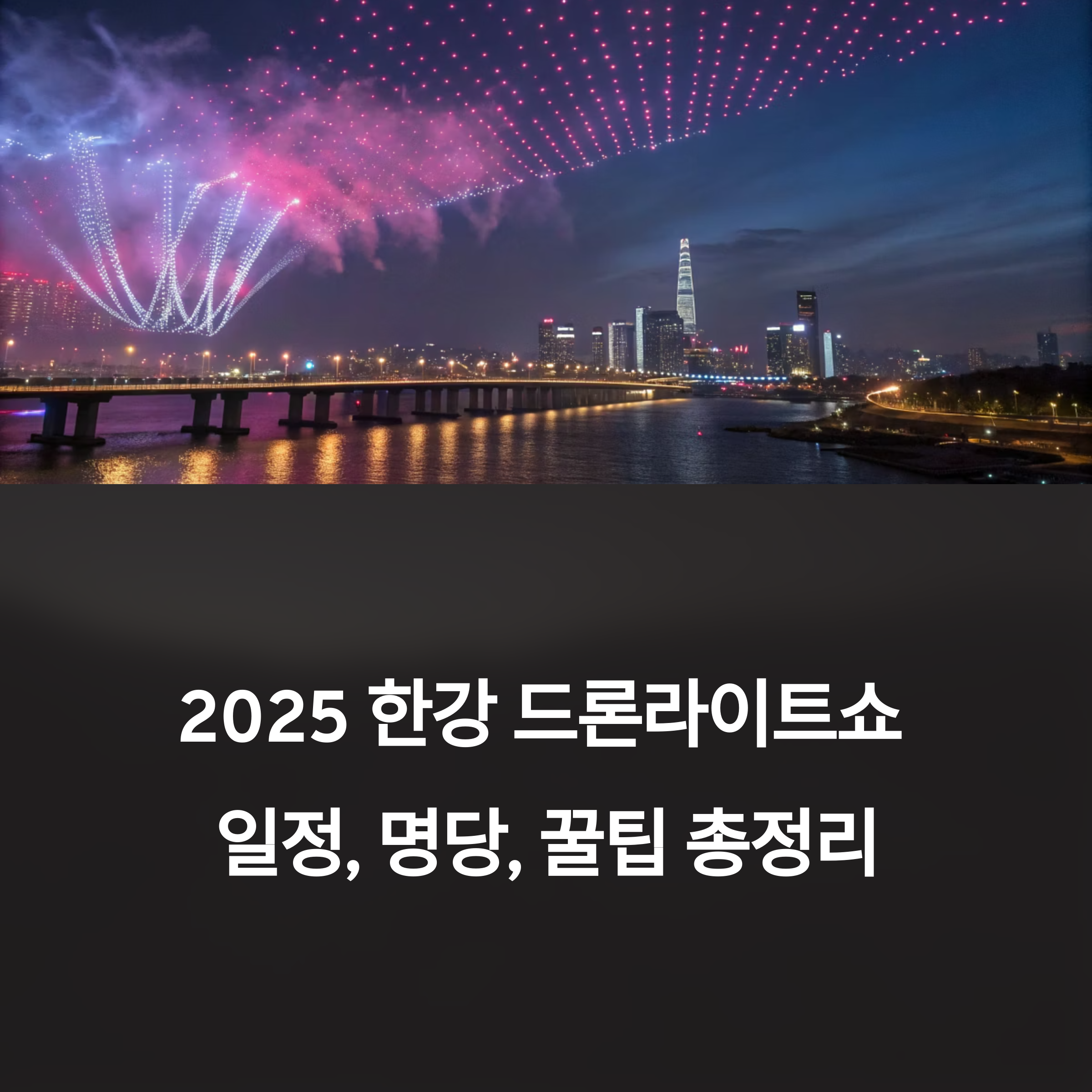 2025 한강 드론라이트쇼 완전 정복