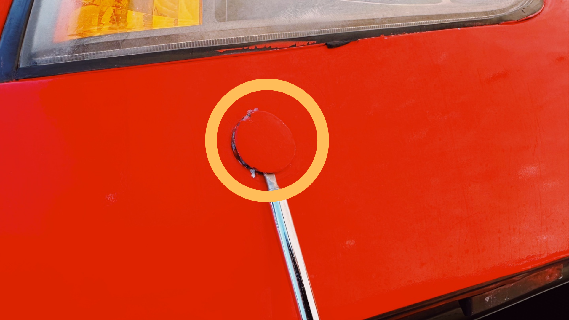 버스 전조등 교체하기