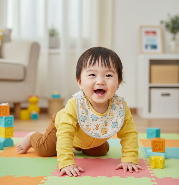 8~9개월: 앉고, 기고~ 체력 만렙 구간ㅋㅋ