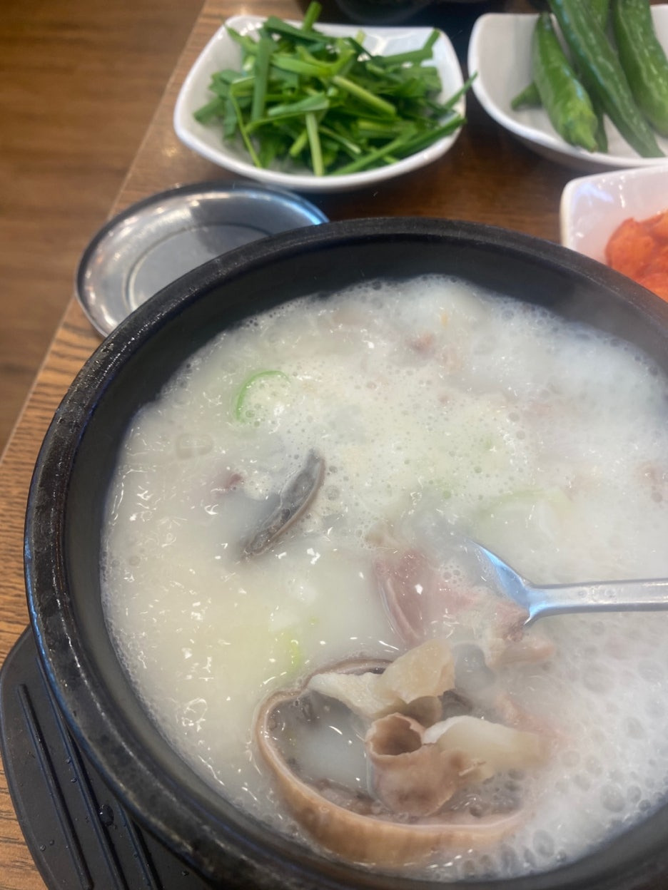 순대국밥 국물