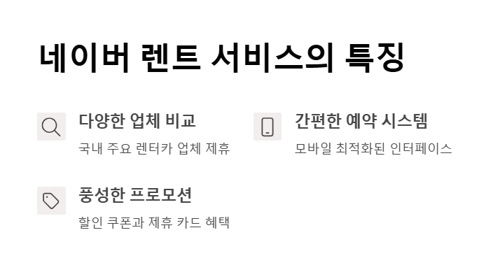 네이버 차량 렌트 예약하기