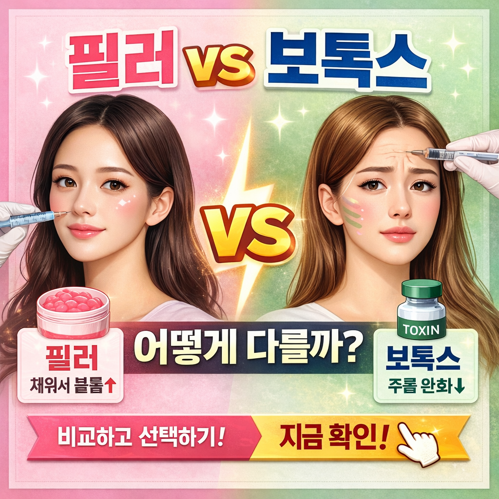 필러와 보톡스의 차이