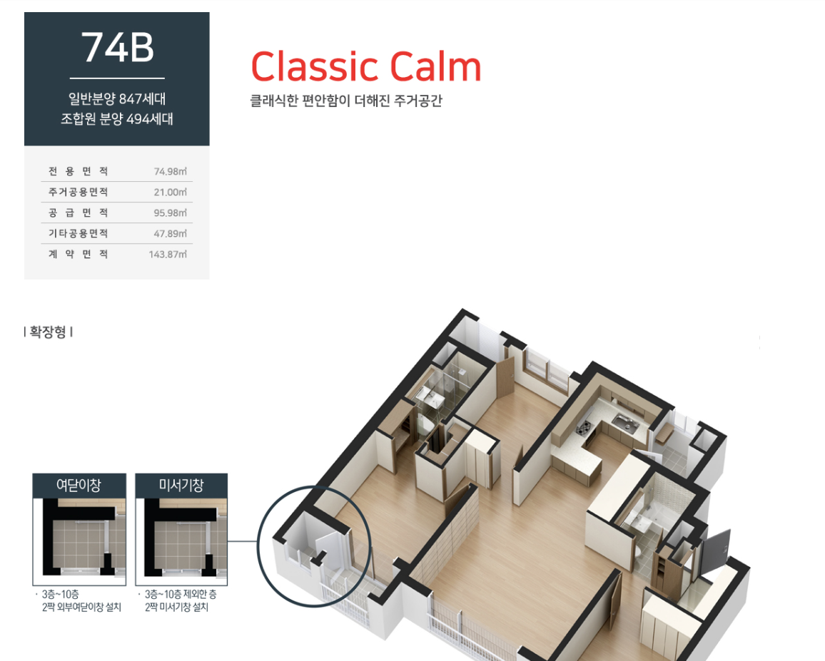 산성역 포레스티아 74B
