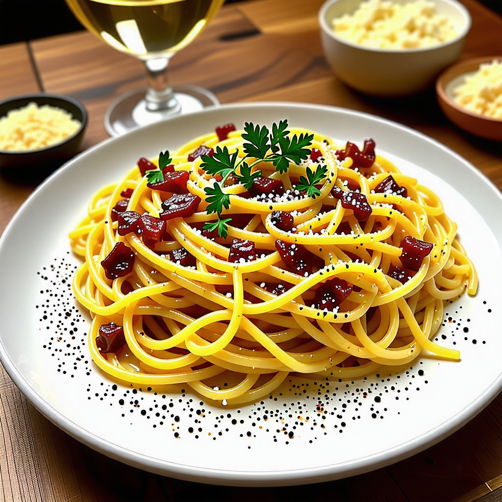 까르보나라 스파게티 만들기