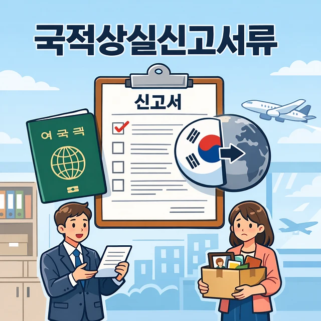 국적상실신고서류
