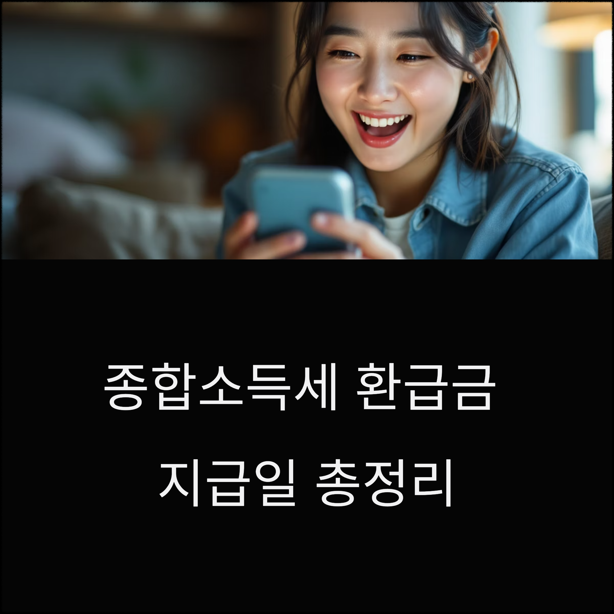 종합소득세 환급금 지급일 완벽 가이드