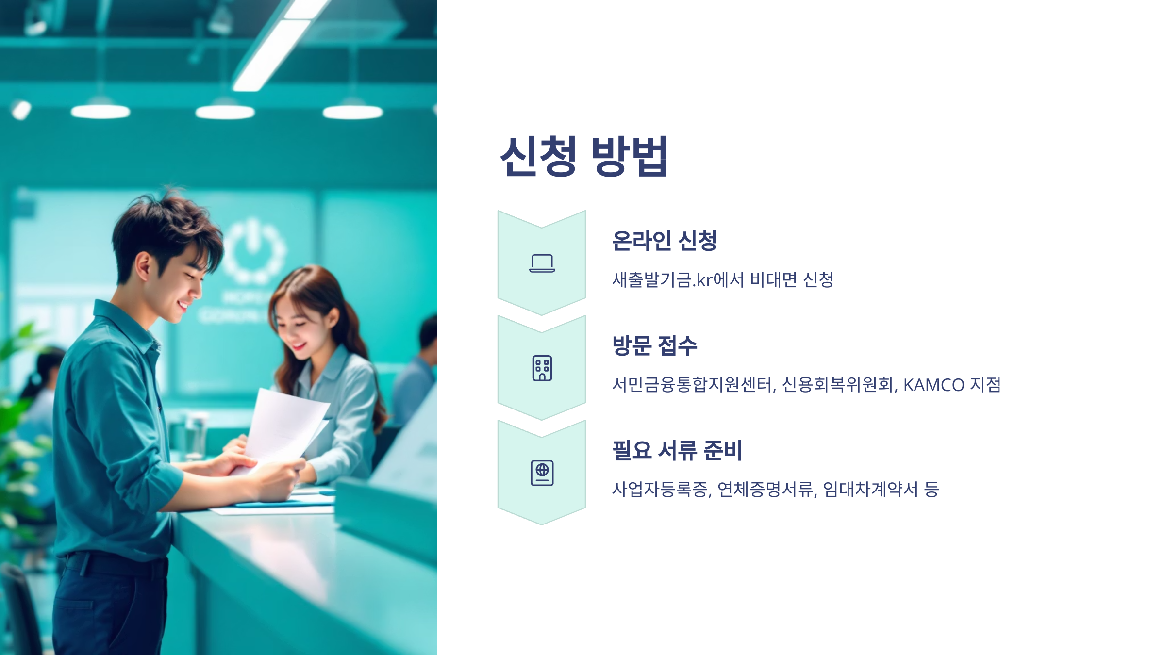 🏦 소상공인 새출발기금 신청자격, 내용, 방법 알아보기!