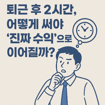 퇴근 후 2시간이면 충분! 직장인을 위한 현실적인 부업 루틴 만들기