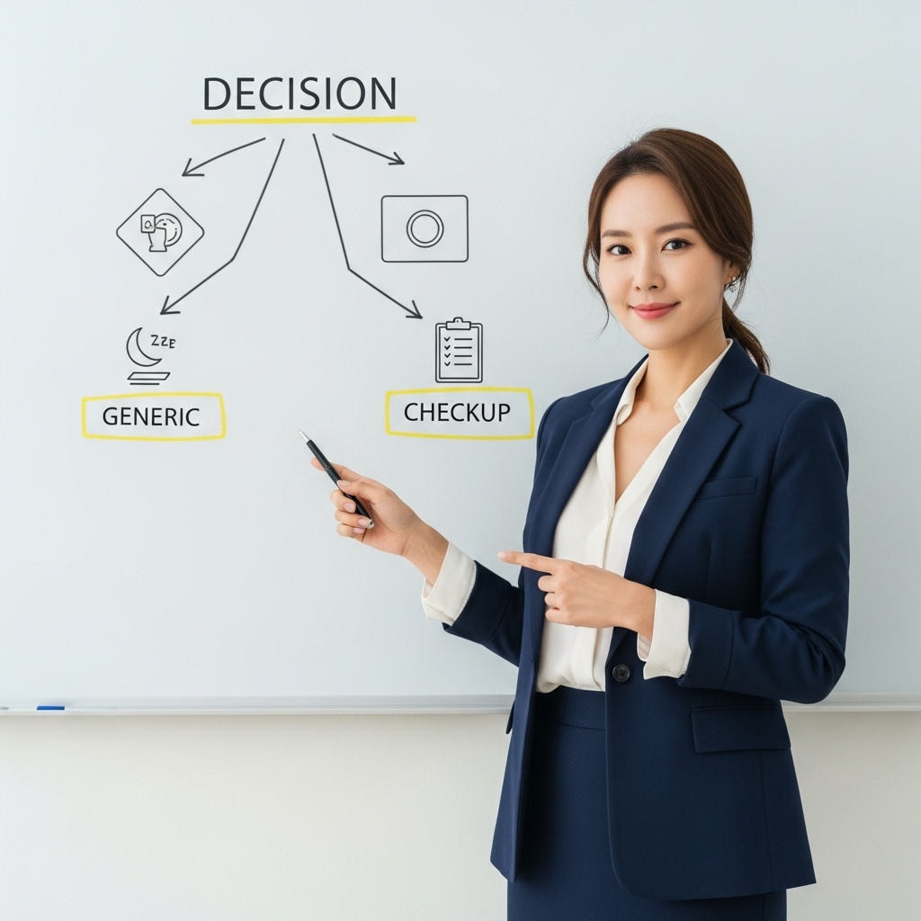 상황별로 “이 선택이 합리적”인 기준