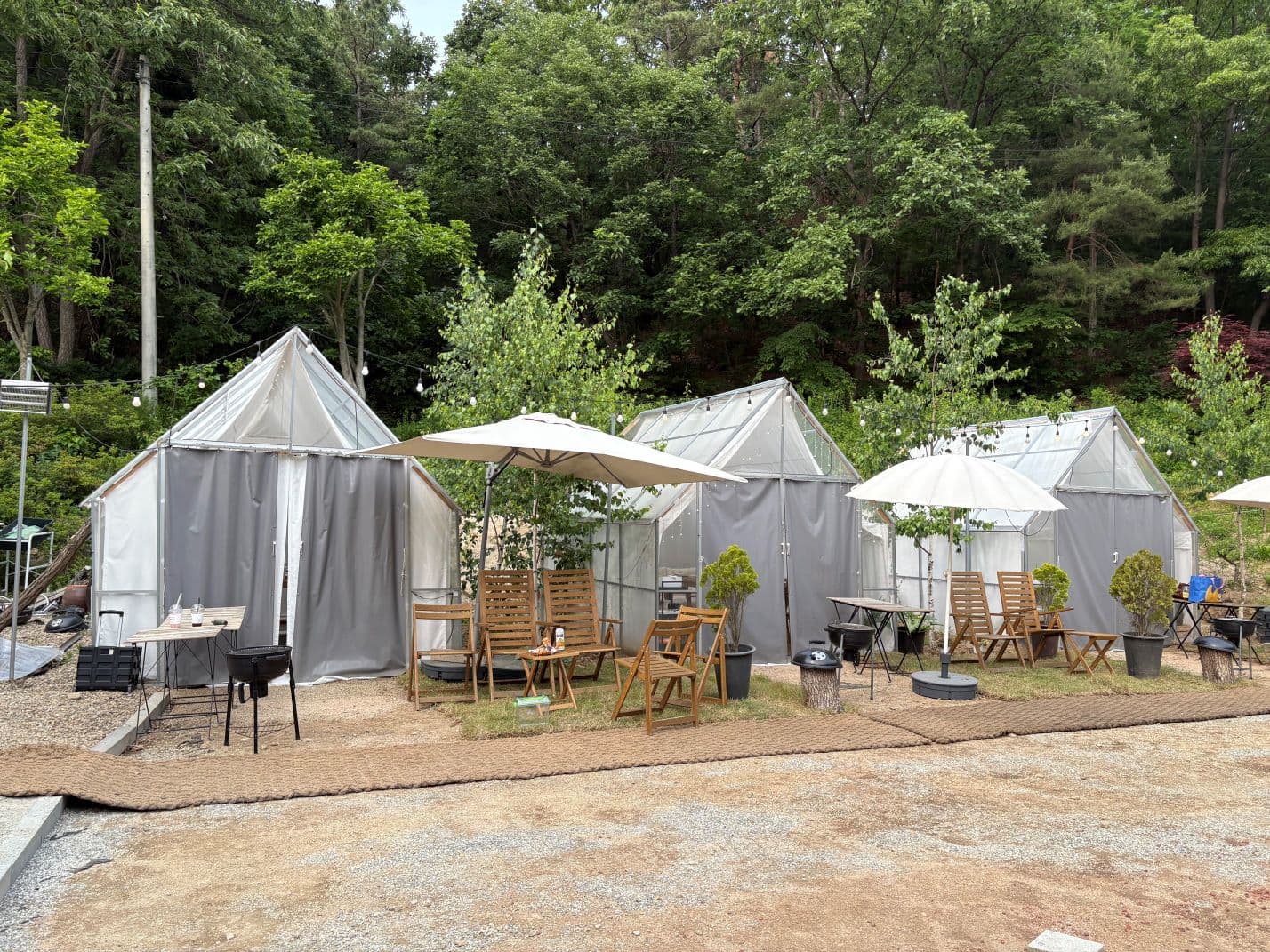 지평오차드 셀프 바베큐장