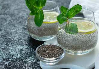 올챙이물 다이어트,치아씨드 밥 만들기