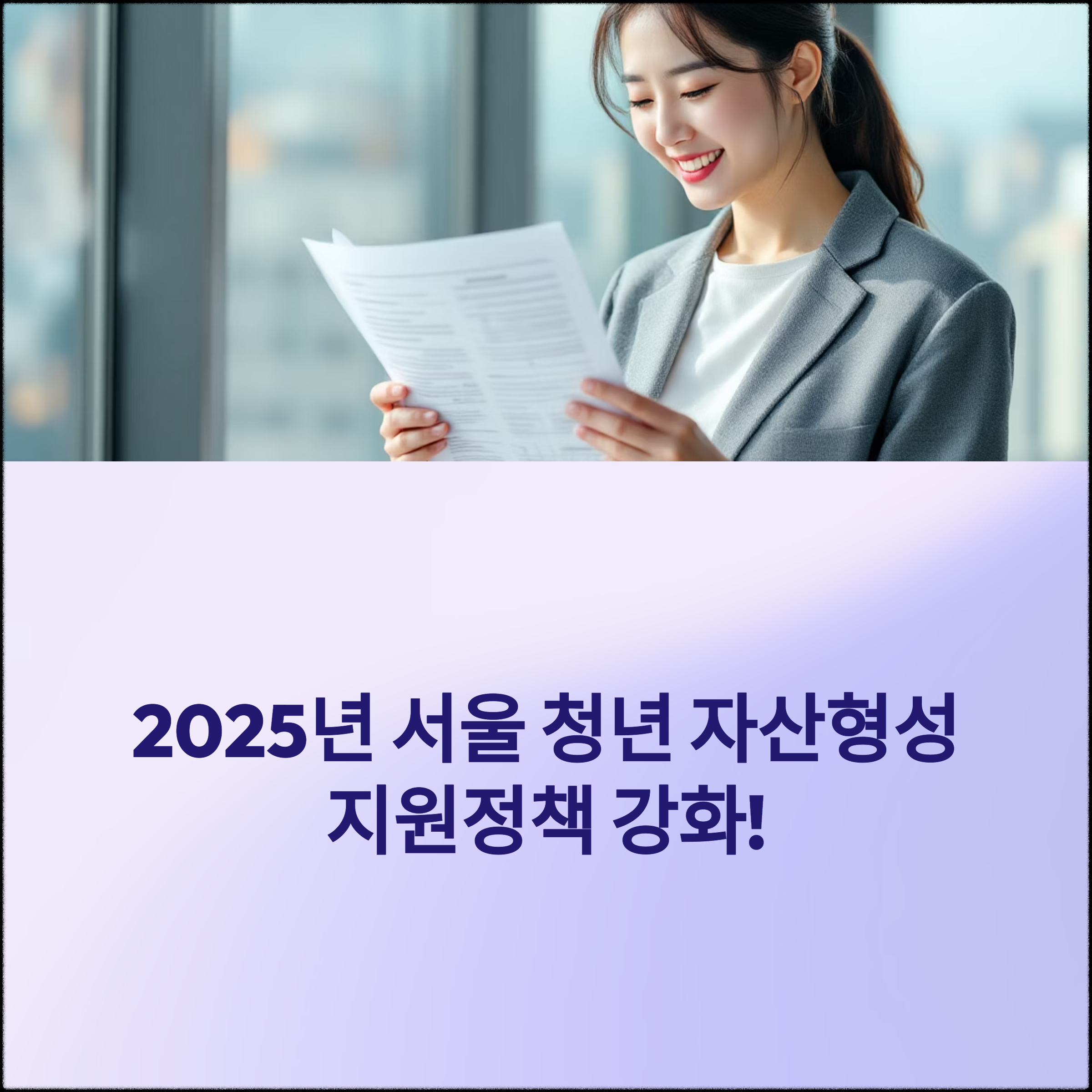 2025년 서울 청년 자산형성 전략 총정리