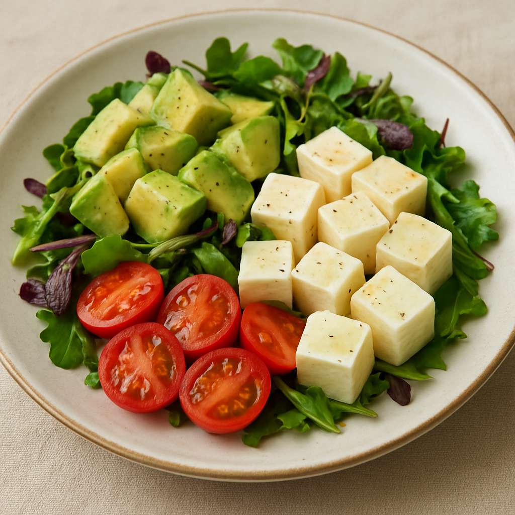 두부 아보카도 샐러드