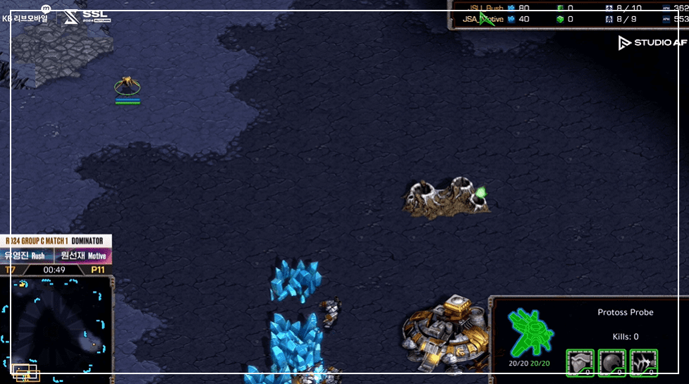 SSL 24강 C조 1경기 프로브정찰