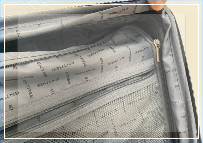 여행용캐리어24인치 내부 지퍼