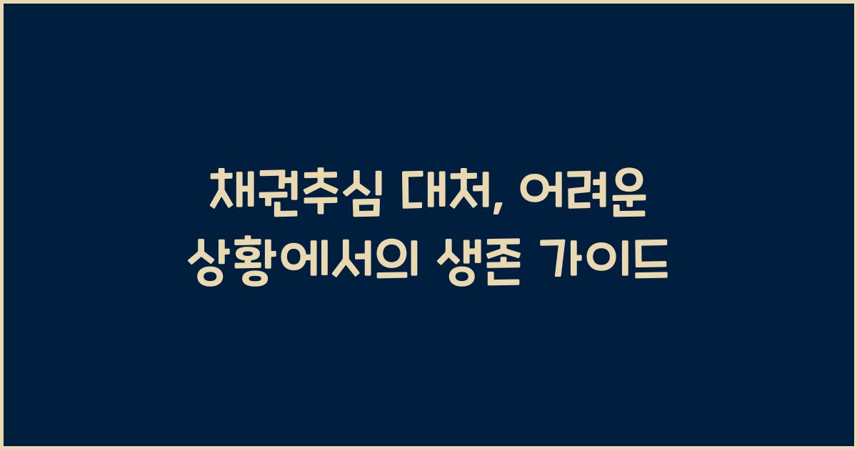 채권추심 대처