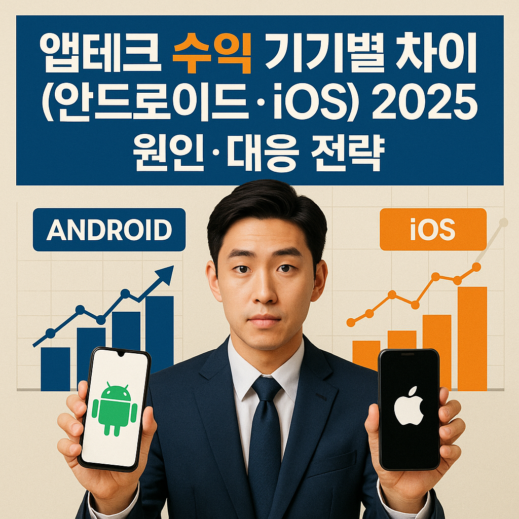 앱테크 수익 기기별 차이(안드로이드&middot;iOS) 2025 ｜ 원인&middot;대응 전략