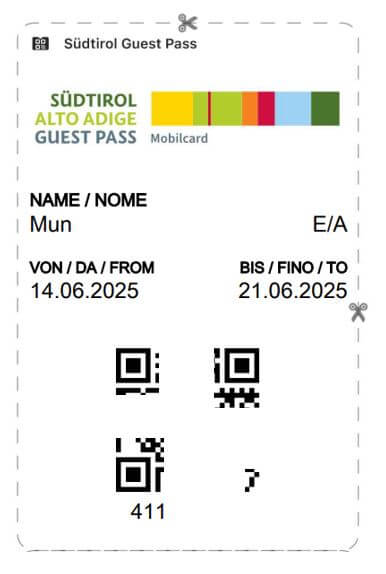 돌로미티 오르티세이 게스트 카드 (발 가르데나 게스트 패스) 사용방법 이용 후기