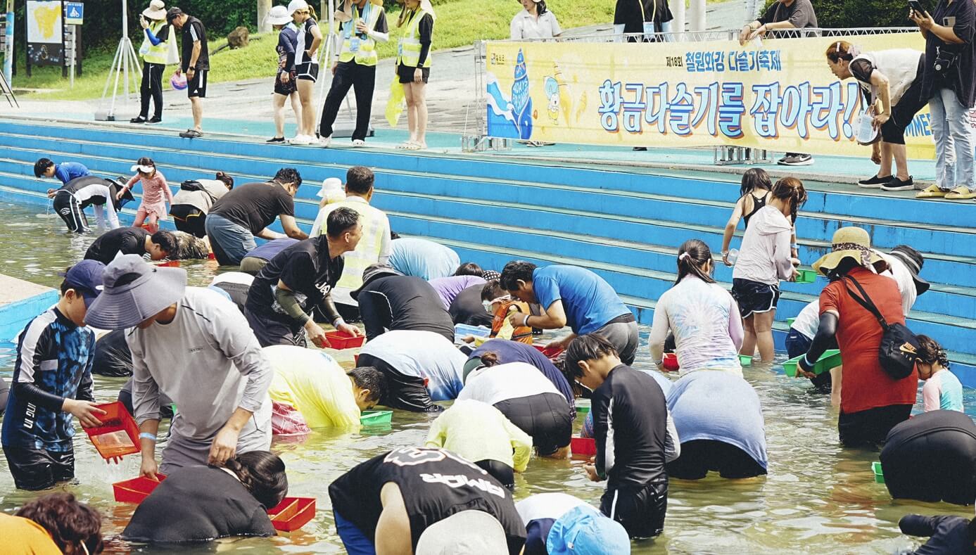 철원 화강 다슬기축제