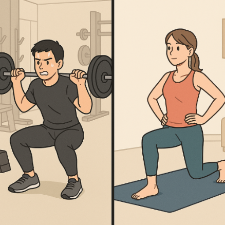 한국 하체 운동법과 일본의 하체 루틴