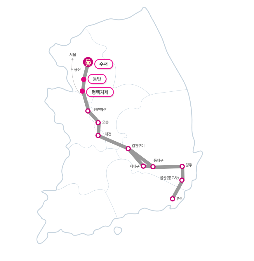 SRT 시간표, 경부선, 호남선 시간표 SRT 요금 확인 바로가기 2