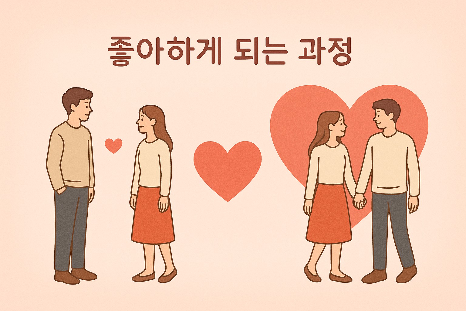 좋아하게 되는 과정