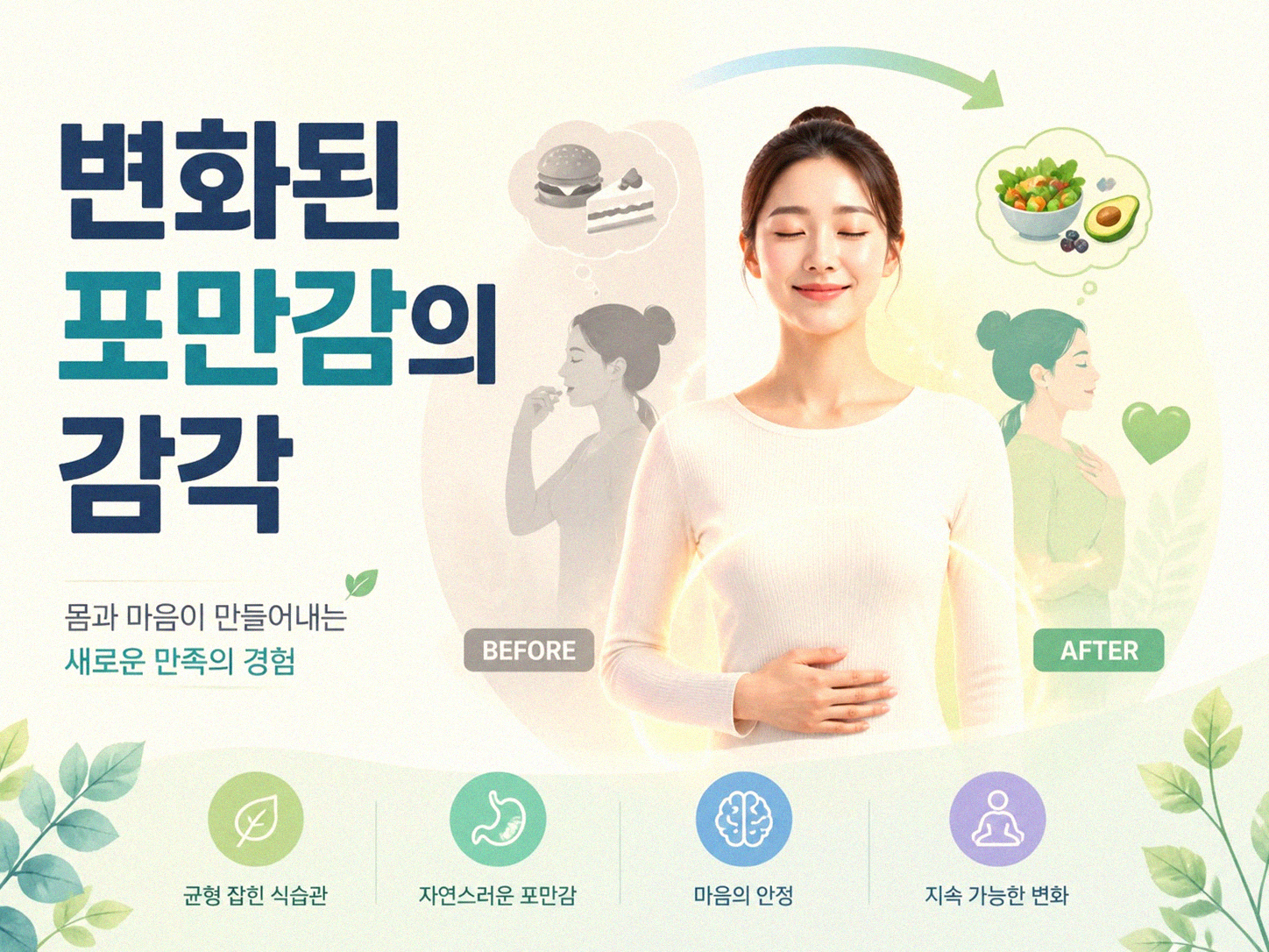 식사 속도를 줄이기 시작하니 포만감이 달라졌어요
