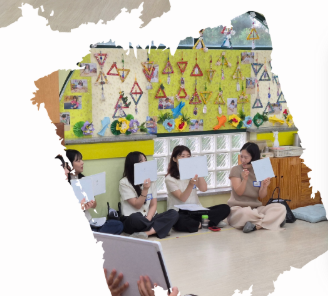 한글박물관 큐레이터 활동을 함께하는 부모님