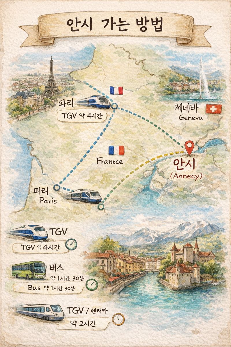 안시 가는 방법