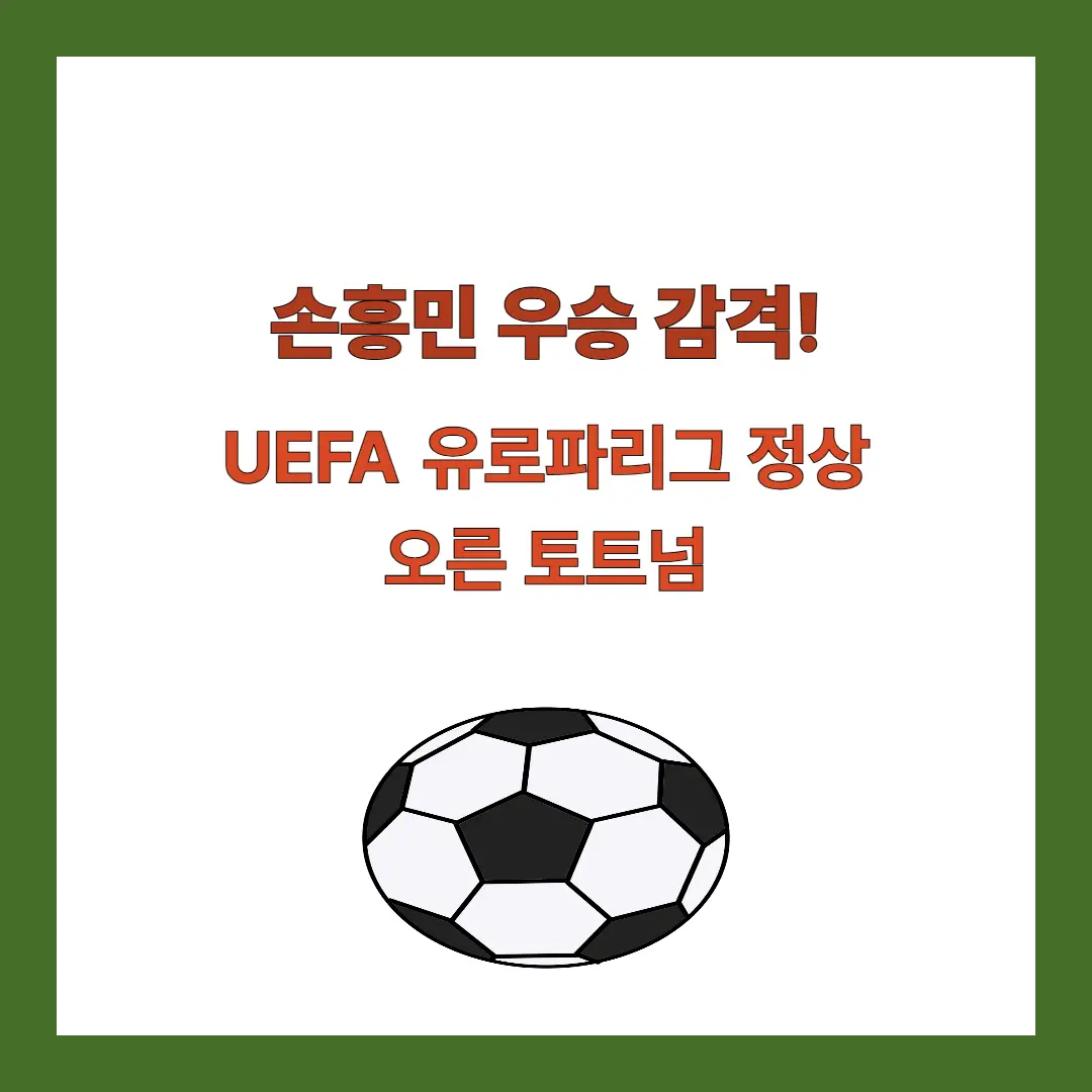 손흥민-우승