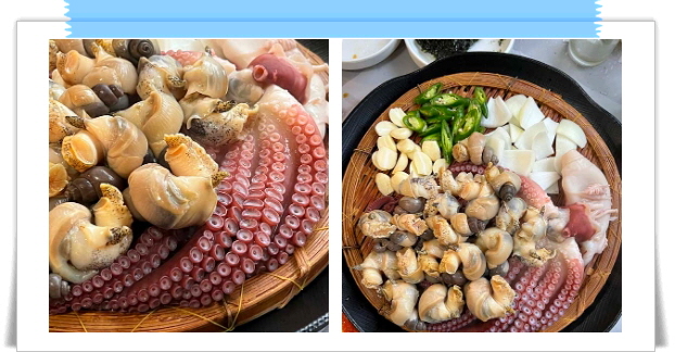 전현무계획2 삼척 문어숙회 골뱅이 수제비 후기