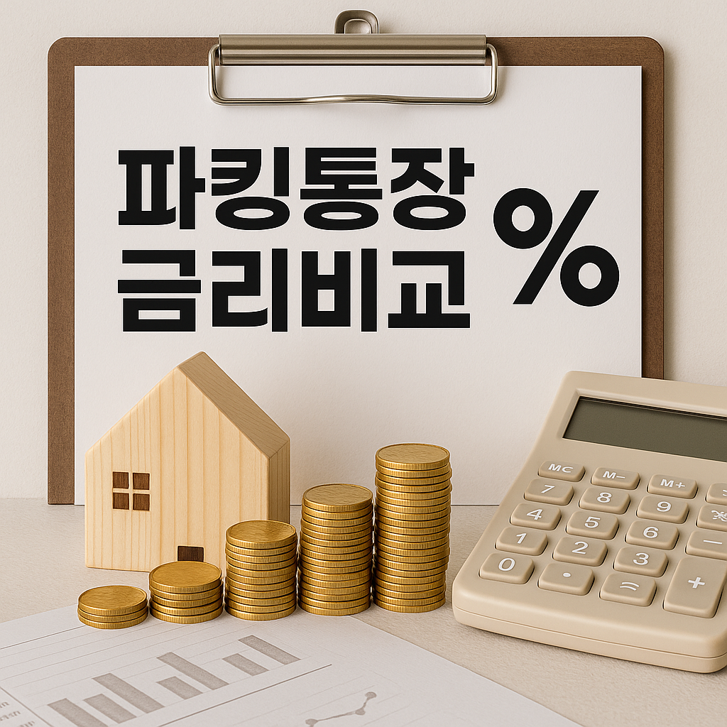 파킹통장 금리비교% 이미지