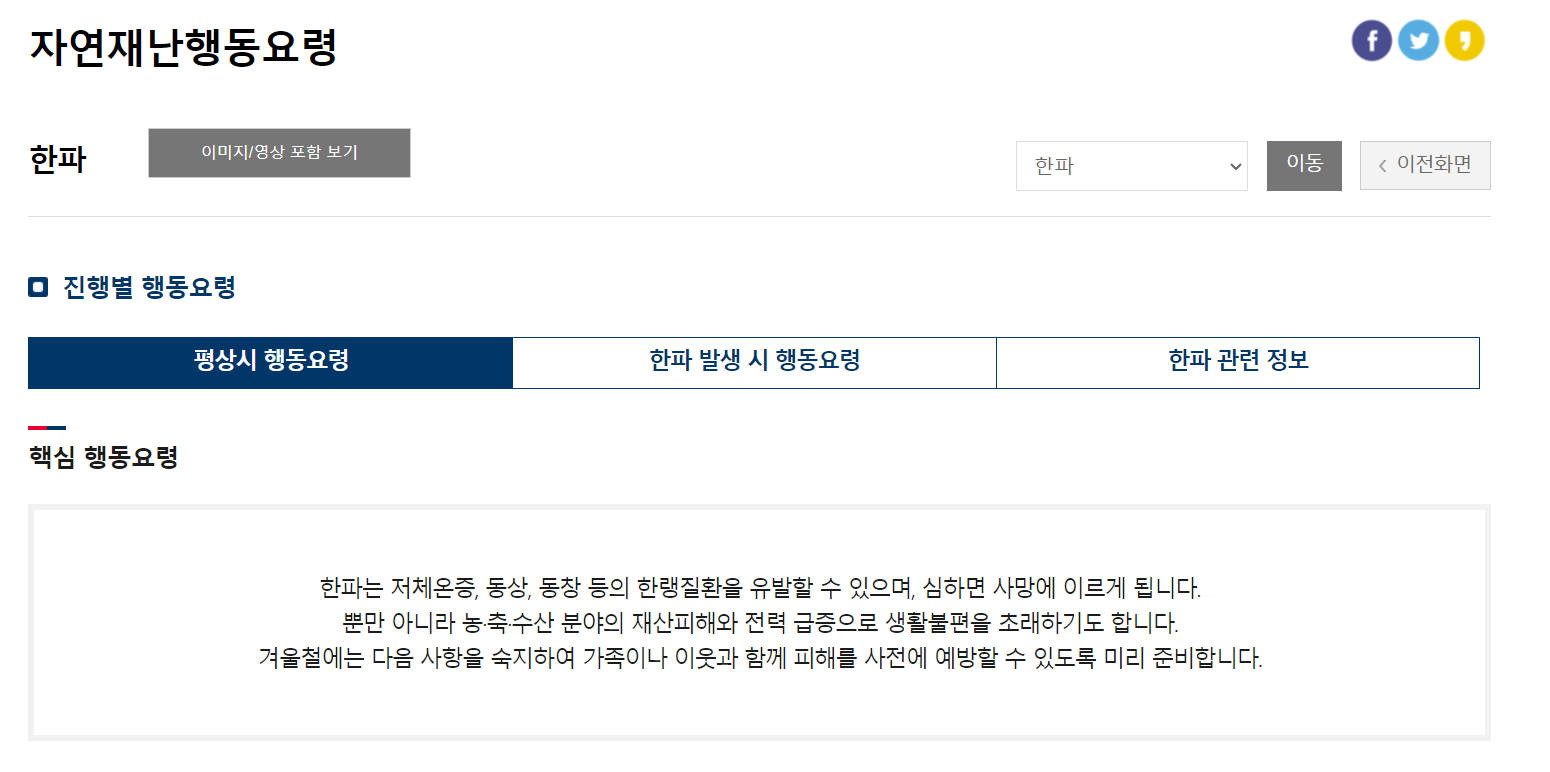 서울 한파특보