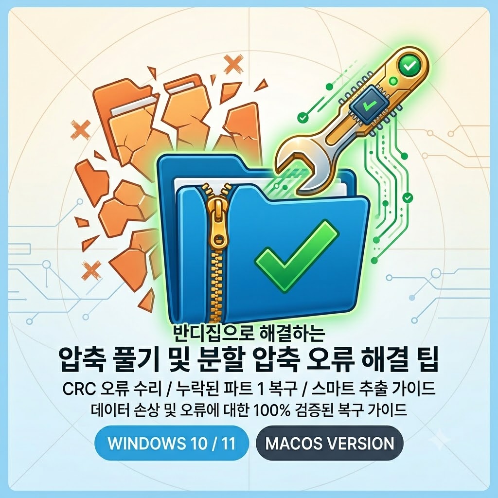 반디집 압축 풀기