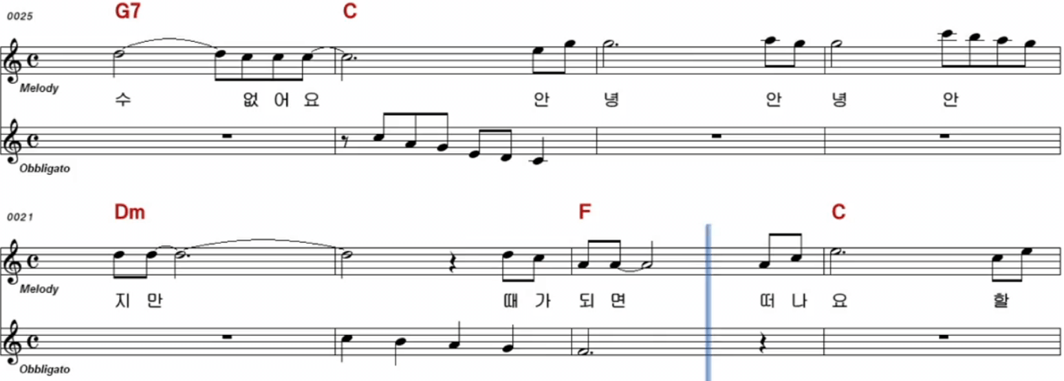 진미령 하얀민들레 악보